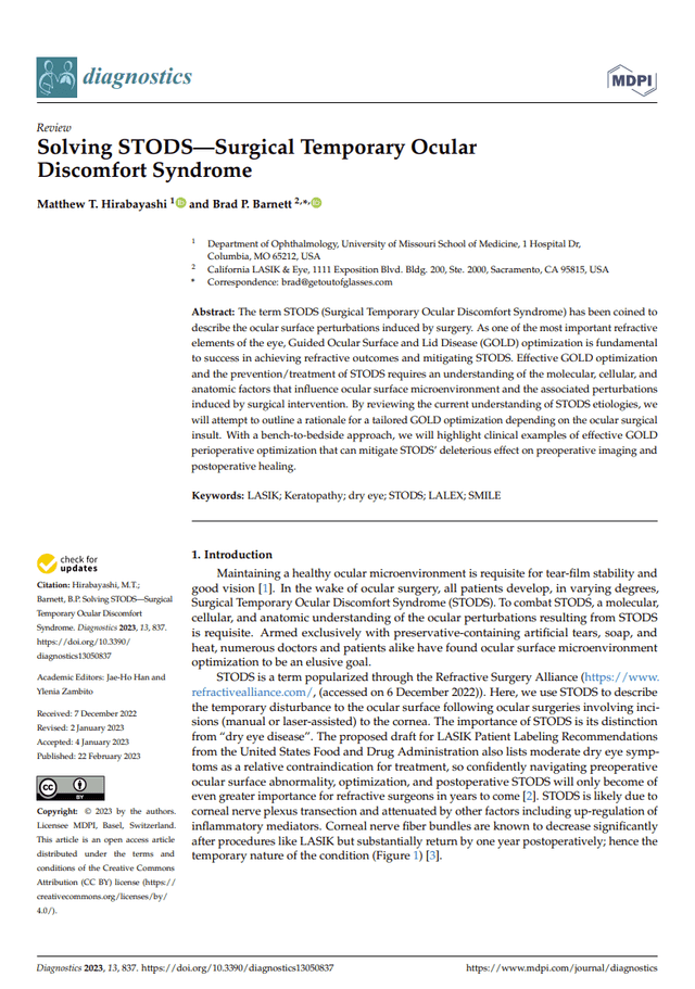 Diagnostics — Refractive Surgery Screening