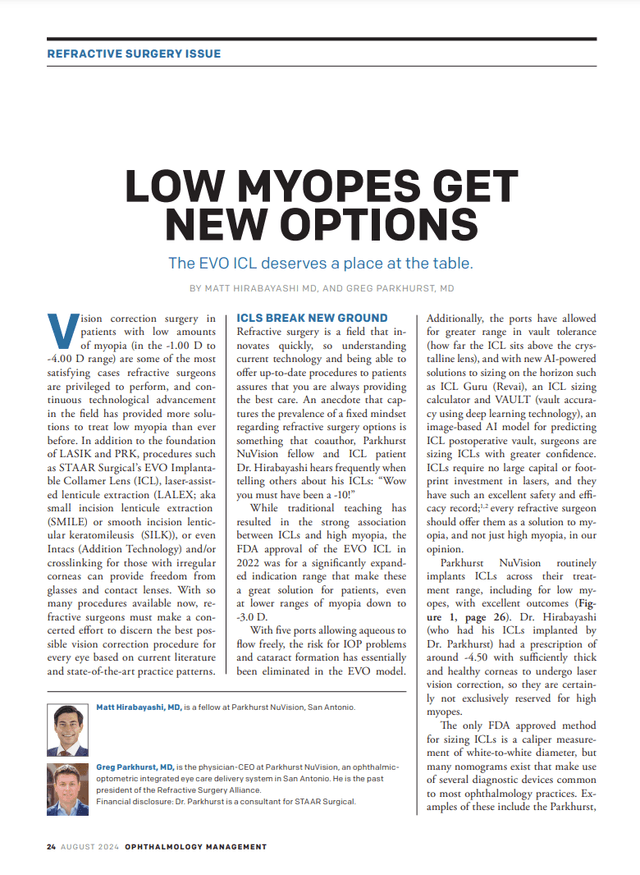Myopia Management